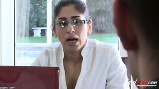 AgedLovE Threesome Hard Rough Sex With Sam Bourne