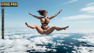 A Fun Flight With A Landing On A Dick - Ai Generated High Quality Animation With Hot Babes. Hot Ai Pussy And Cumshot - AI 4k Porno With Sexy Girls